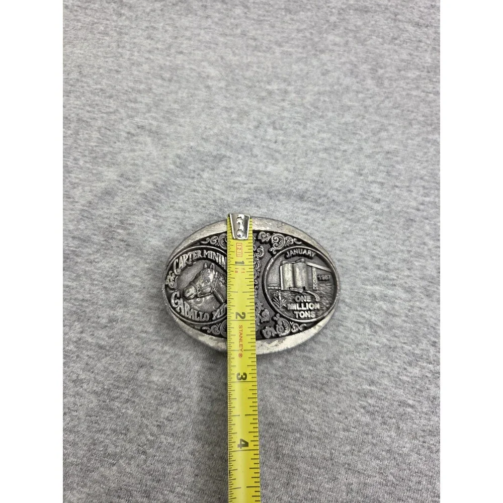 1 of 300 Carter Mining Co One Million Coal Ton 1987 Buckle Rare